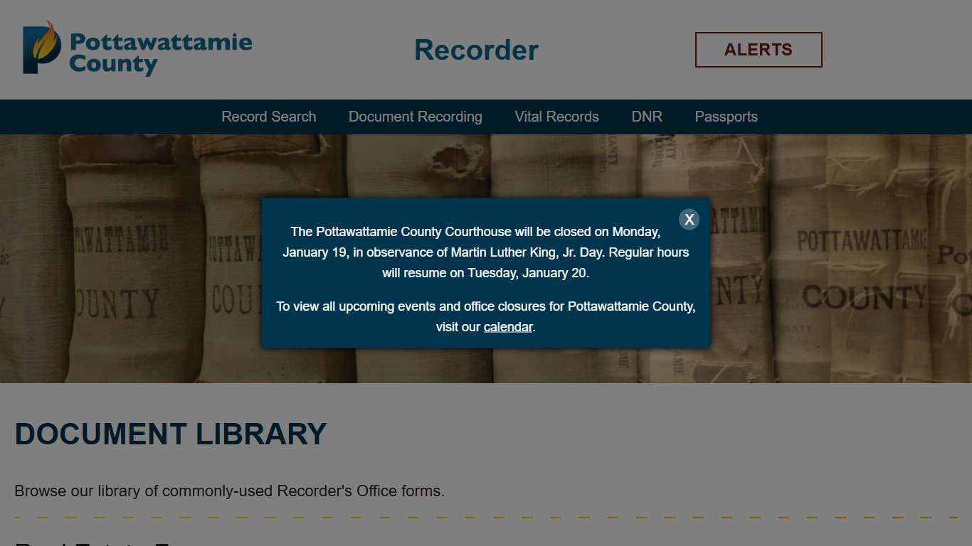 Document Library - Recorder's Office - Pottawattamie County